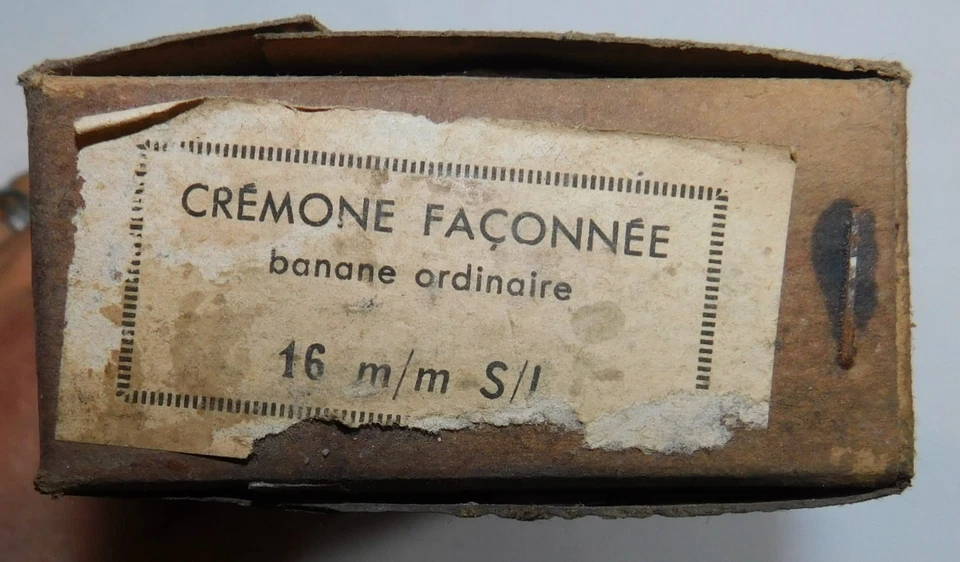 ANCIENNE CREMONE FACONNEE . BANANE ORDINAIRE . NEUVE D'EPOQUE . FENETRE PORTE - Photo 3/4