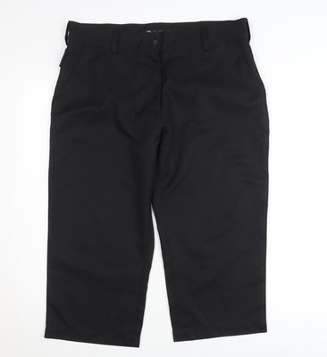 Schwarze Golf Caprihose Unisex Erwachsene UK Größe 14