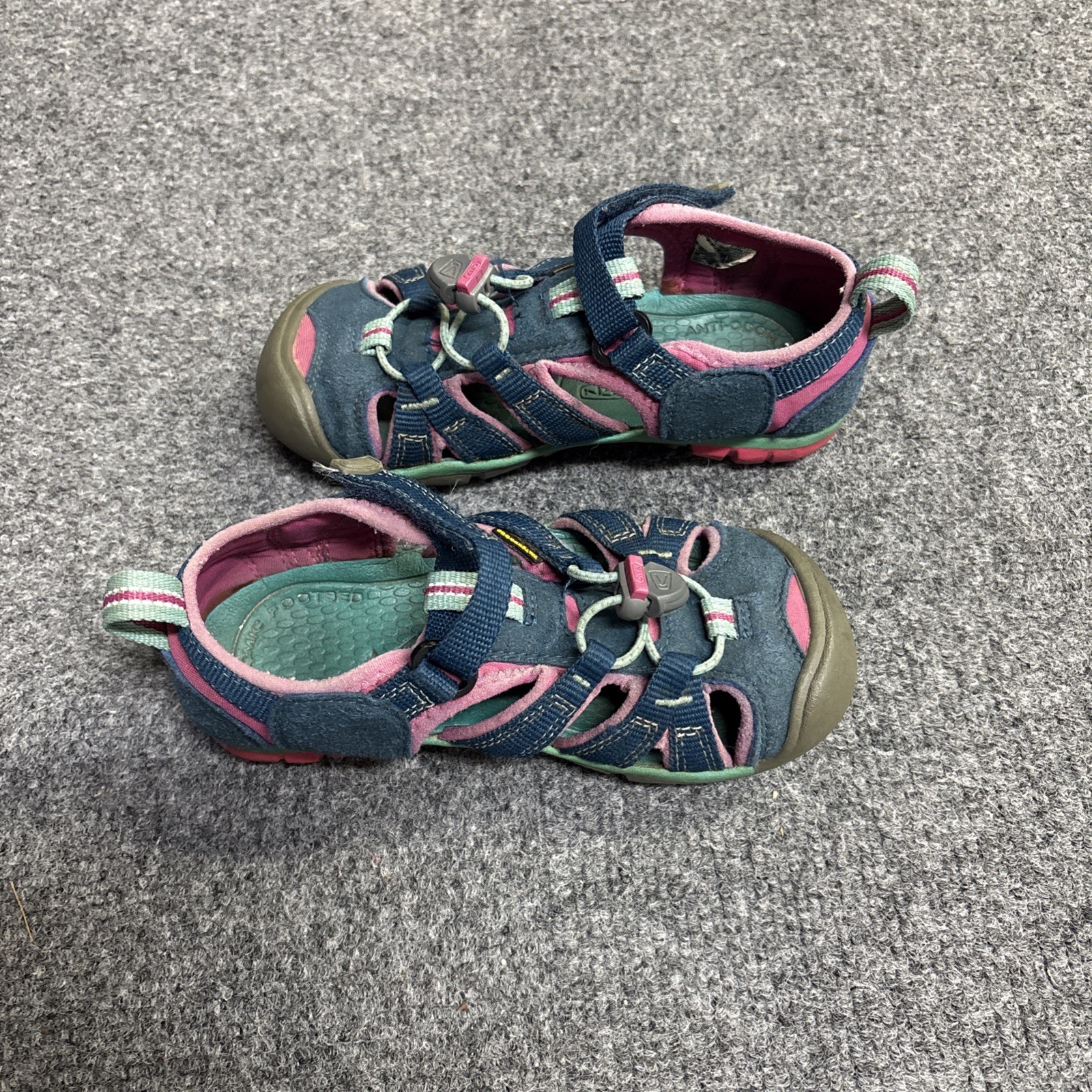 Sandali ibridi KEEN bambina rosa blu acqua taglia 12 outdoor