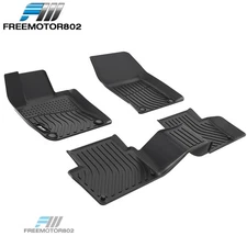 For 19-25 Volvo S60/20-25 V60 Cross Country Floor Mats TPE All Weather 3D Carpet