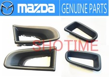 Mazda Genuine 09-11 Rx-8 Rx8 Se3p Recaro Seat Black Cover Bezel Pair Oem