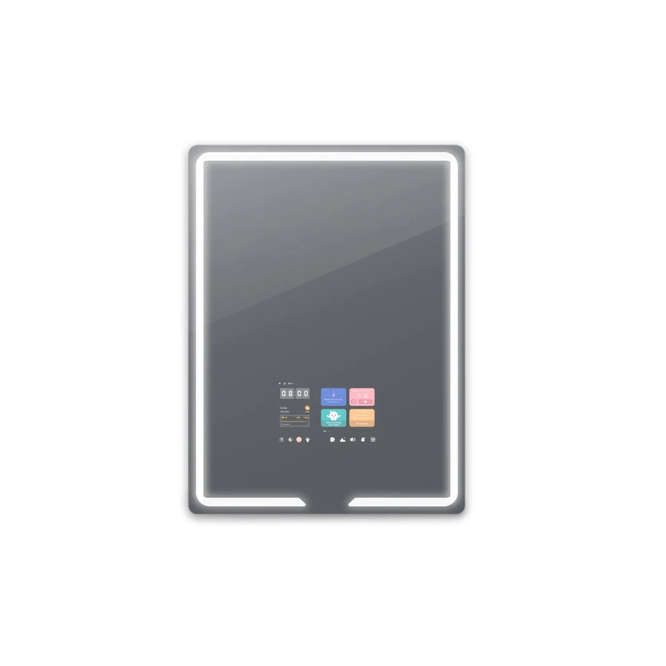 Smart Spiegel 60x80 LED Direkt Touch 10" Dimmbar WLAN Bluetooth Lautsprecher - Bild 4 von 4