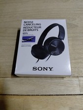 Sony Noise Cancelling Wired Headband Headphones Black MDR-ZX110NC