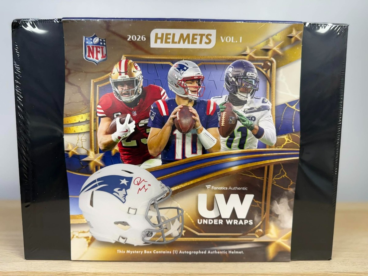Fanatics Authentic 2026 Under Wraps FULL SIZE Auto Football Helmet
