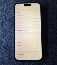 Apple iPhone 14 Pro Max 128GB Deep Purple - Read Description