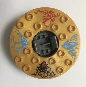 LEGO Ninjago Lloyd ZX Minifigure Weapons & Spinner from set 9574