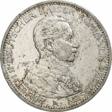 [#1116125] Coin, German States, PRUSSIA, Wilhelm II, 5 Mark, 1914, Berlin, AU