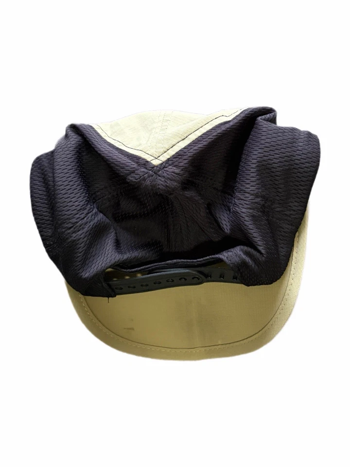 Boné esportivo técnico Quicksilver SnapBack embalável preto e marrom - Imagem 4 de 4