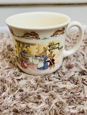 Bunnykins Baking Royal Doulton English Fine Bone China Coffee Mug Tea Cup