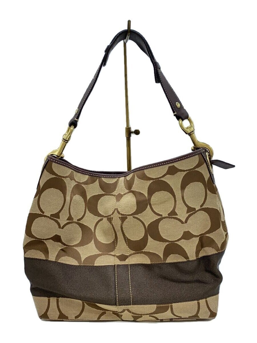 Coach Canvas Tote Bag with All-Over CML Pattern