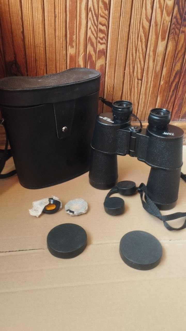 USSR Field Prismatic Binoculars BP2 10×50 “TASK Optik” — image 1