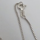 Vtg 925 Sterling Silver Necklace White Enamel Siam Dancer Bell Pendant 30” Chain — photo 3