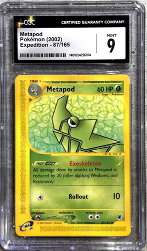Metapod graded CGC 9 for sale on eBay