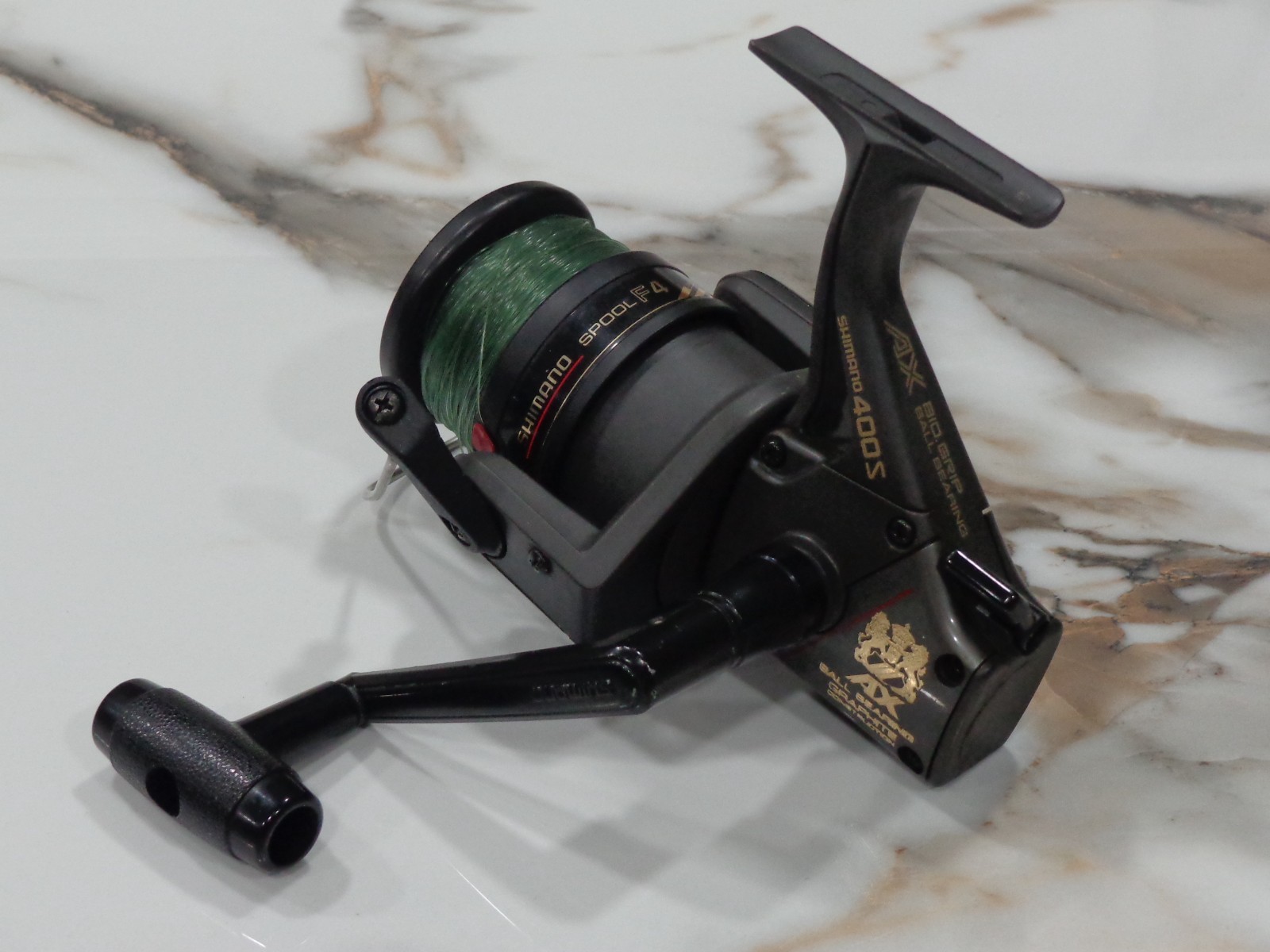 SHIMANO 400S GRAPHITE SPINNING REEL 17LB/220 YD VERY NICE MU