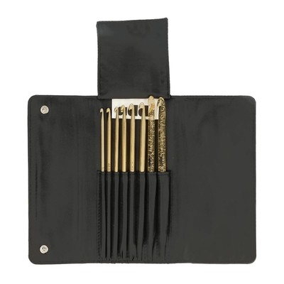 Crochet Hook Set, Metal, Gold, 3.5