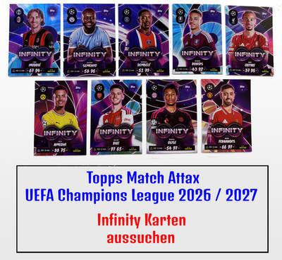 Topps Match Attax Champions League 26/27 - Infinity Karte aussuchen