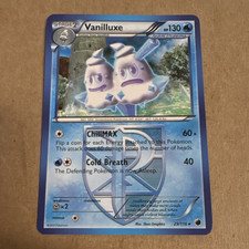Vanilluxe Plasma Freeze 29/116 Team Plasma Holo Rare 130HP English 2013