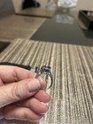 Sterling Silver Amethyst Cocktail Ring Size 7 — photo 5
