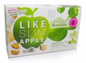 Like Slim Apple Fruit Drink Weight Loss Fat Waist Body