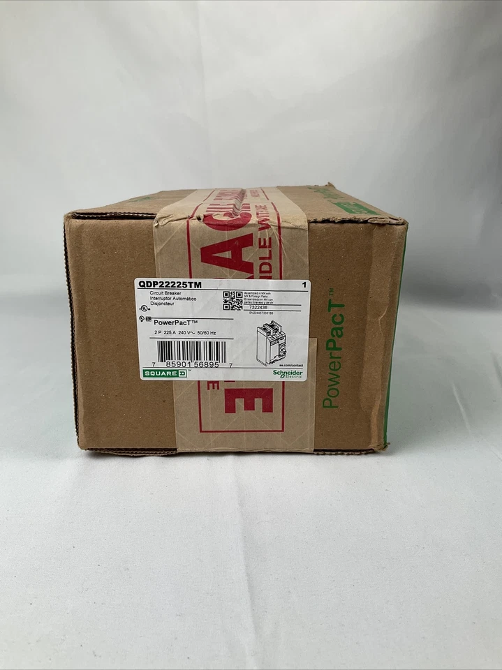 Square D QDP22225TM Circuit Breaker 225A 2P 240V 1PH QD225 PowerPact 225 Amp - Image 2 of 3
