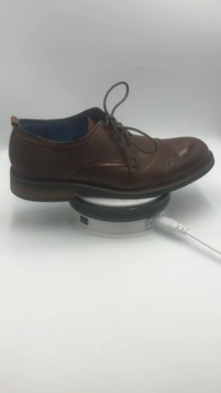 SAOLA Scarpe eleganti Oxford Steve Madden da uomo in pelle marrone punta a cappuccio taglia 8 Lesko stringate