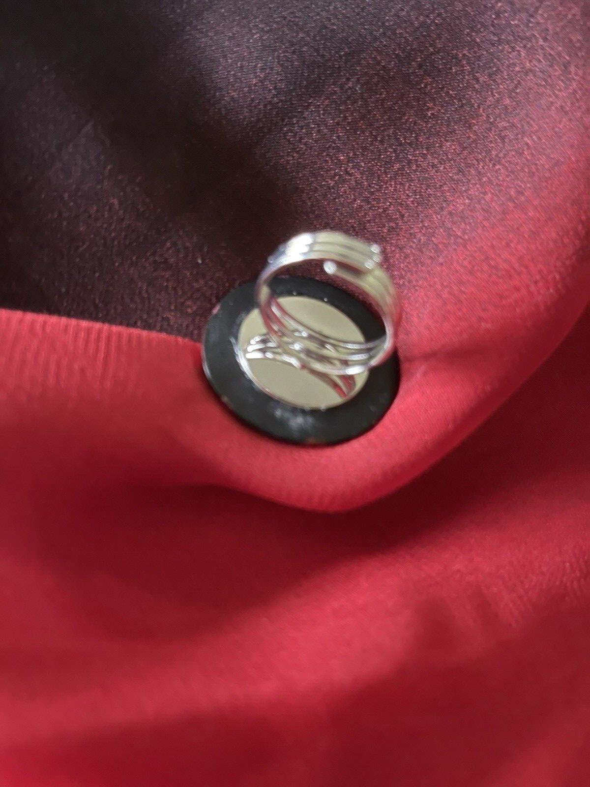 Superb Vintage Upcycled Plastic MOD/ Statement Ri… - image 4