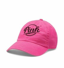 Victorias secret Pink Logo Baseball Hat Cap Adjustable Color Pink NWT