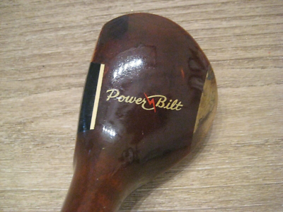 #ad Vintage PowerBilt Citation quot;Genuine Persimmonquot; #3 Wood Steel Shaft New Grip HC $30.12