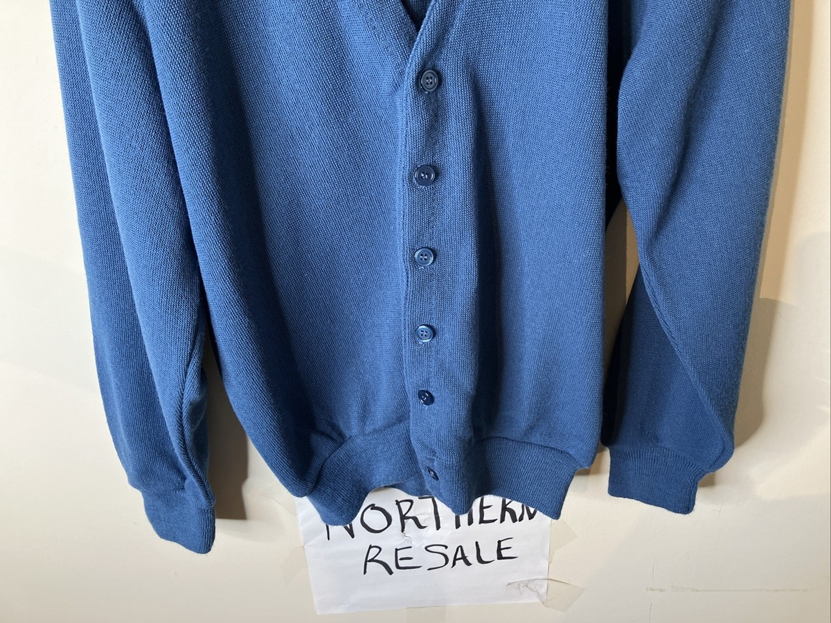 Vintage Sears Kings Road Cardigan Sweater Orlon Acrylic Mens