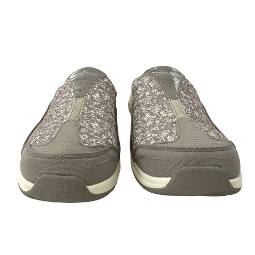 Skechers Relaxed Fit Commute Time City Bloom Mule Clogs Taupe Size 11 - Picture 5 of 16
