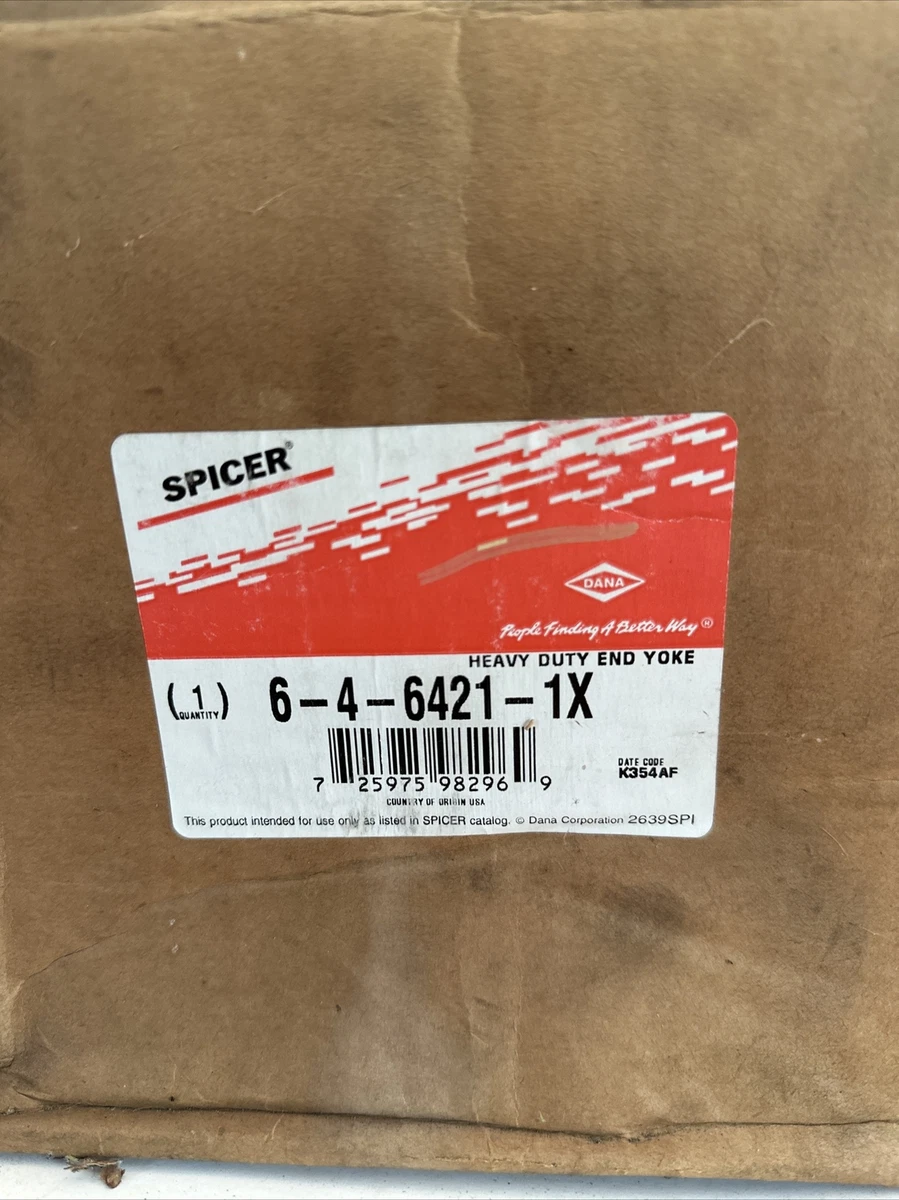 NOS Spicer Half Round End Yoke DAN 6-4-6421-1X | eBay