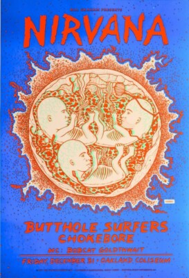Coop ニルヴァーナ　レア ポスター surfers butthole Nirvana Nirvana #881992603 | Art Poster Surfers Butthole 絵画