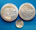 $1 SAN JERONIMO HILTON Casino Chip NI CONDADO Puerto Rico Coin Medal Token Ficha — photo 1