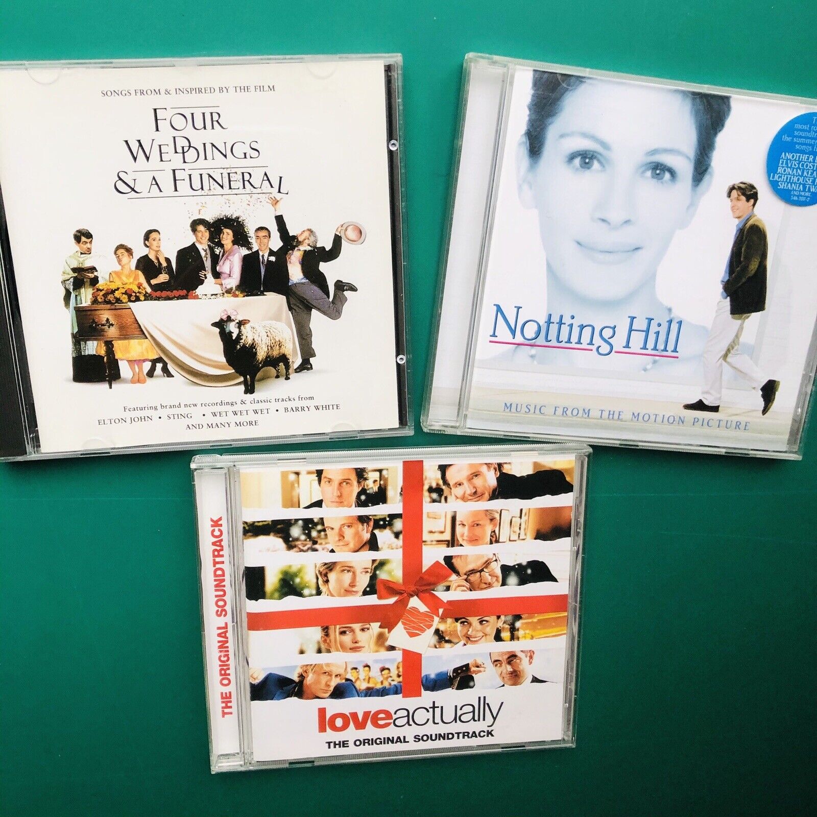 Hugh Grant RomCom Film Soundtrack 3-CD Set NOTTING WEDDINGS LOVE Richard Curtis