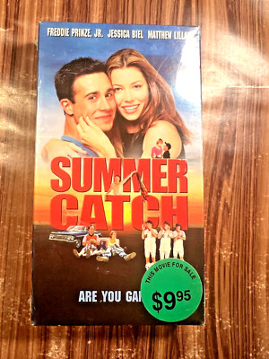 Summer Catch VHS 2001 Movie Freddie Prinze Jr. Jessica Biel Matthew Lillard NEW