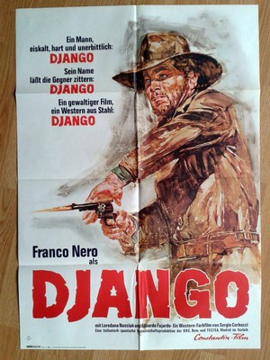 Sergio Corbucci Django German 1 Sheet Poster Franco Nero 1968 Ebay
