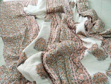 Hand Block Reversible Jaipuri Razai Pure Cotton Quilt Winter Warm Blanket Quilt