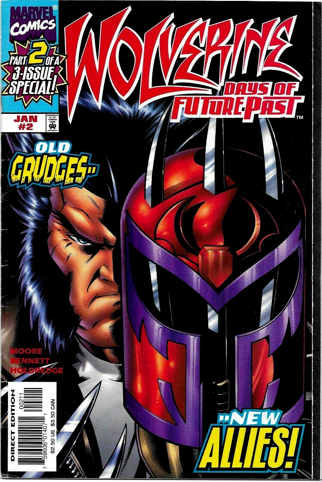WOLVERINE DAYS OF FUTURE PAST #2 (OF 3) MARVEL / JAN 1998 / V/G / 1ST PRINT