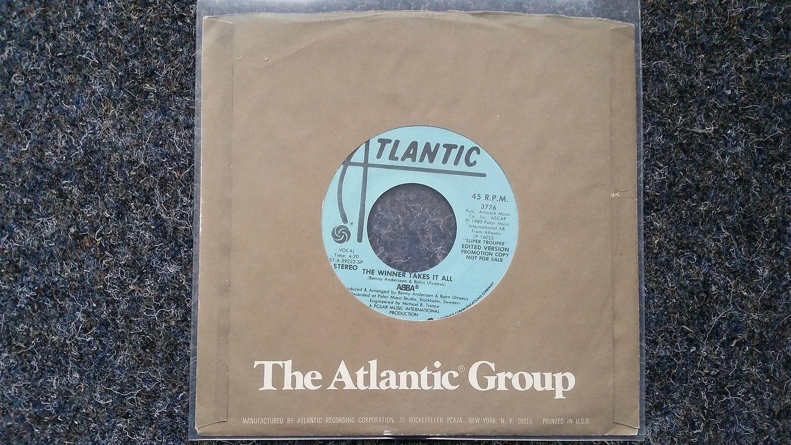 7"" Single Vinyl Abba - The winner takes it all US PROMO SHORT VERSION