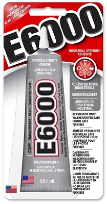 E6000 Industrie Starker Alleskleber Clear 59,1ml Metall, Holz, Schmuck, Glas usw