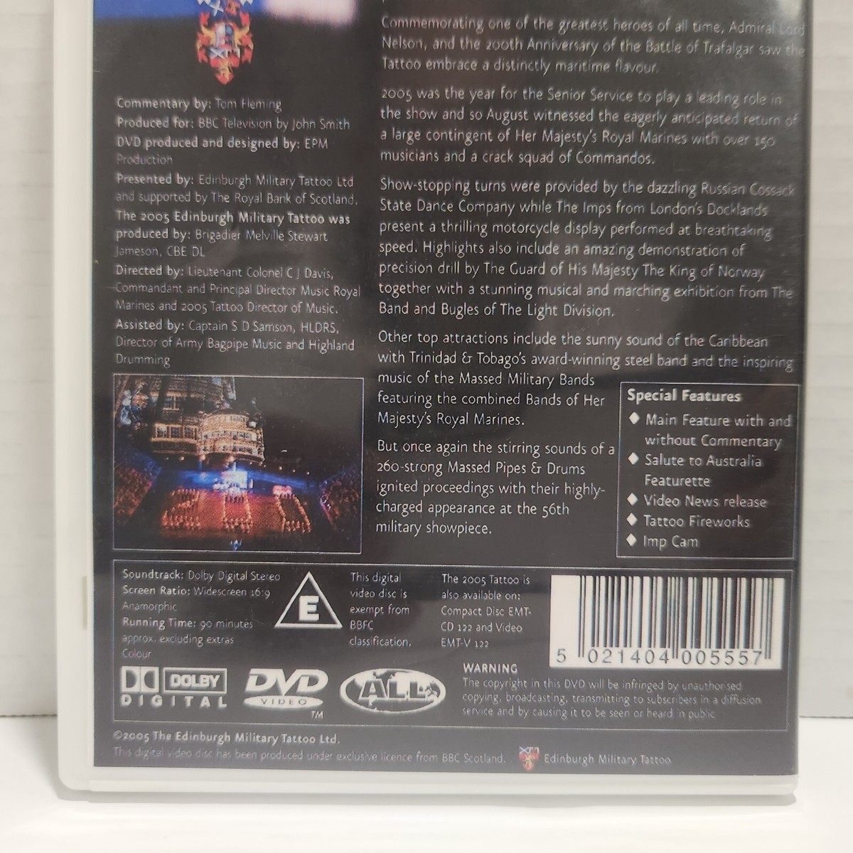 その他 Edinburgh Military Tattoo 2005 [DVD] 2005 Edinburgh Military Tattoo DVD MINT DISC TESTED FREE