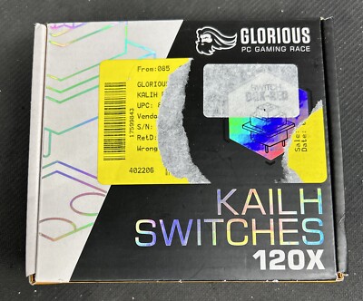 Glorious Kailh Box Red Switches 120x Kai-Red