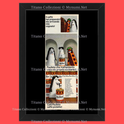 60er Jahre * Original Werbung '' S. KOPF, Caffè Paulista, Che Treatimento'' Co