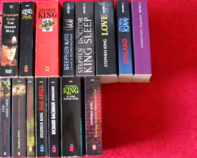 15 Bücher Sammlung STEPHEN KING Romane TOP! Büchersammlung Taschenbücher