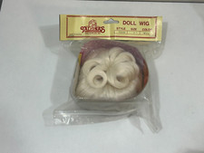 Doll Wig TALLINA'S. Style IM24E Size 9" Color White Doll Hair NEW