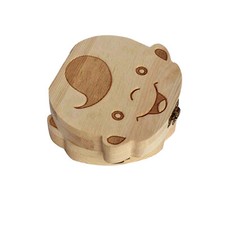 Tooth Box Spanish/English/French/Russion Wooden Milk B3M2