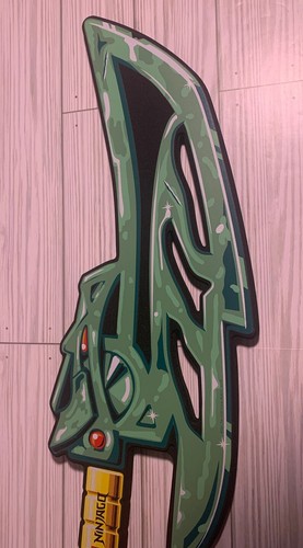 Legoland Lego Ninjago Jade Blade Foam Sword Green Costume Accessory Retired New - Picture 3 of 8