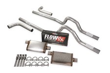 Dual Exhaust Kit 2.5 Flowmaster Flow Fx Side Exit Fits 73 To 79 Ford F-series