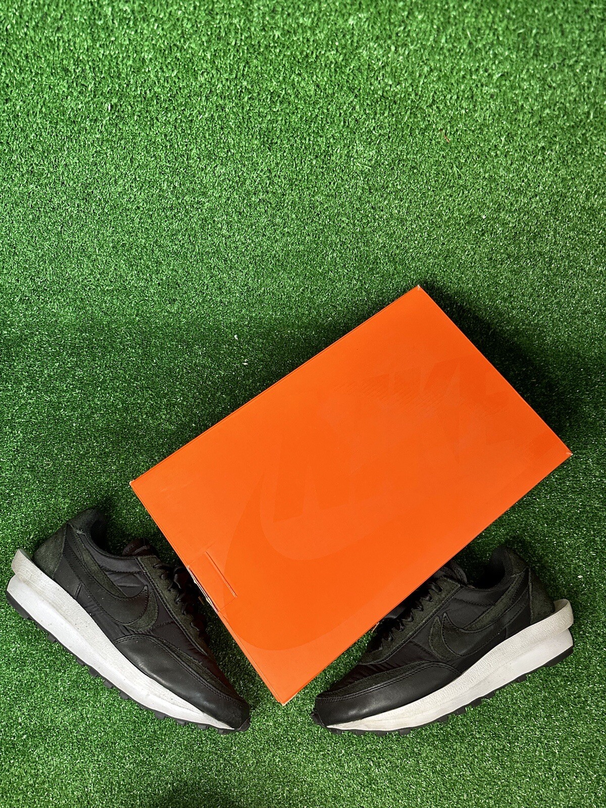 SACAI X NIKE Taglia 9 5 Nike LDWaffle x Sacai nylon nero 2020