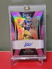 🔥Kyren Williams 2022 Select In Flight purple Prizm Auto RC + 1 Touch Case 🔥📈